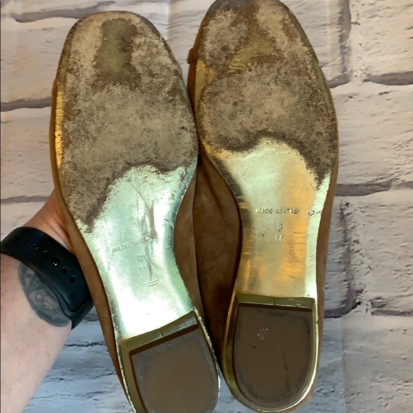 Juicy Couture camel suede flats sz 8 - Picture 5 of 5